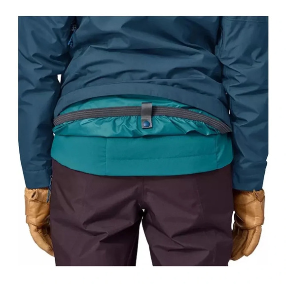Patagonia Women's L Large 3-in-1 Powder Town Jacket Blue Ski Snowboard NWT - Picture 11 of 15